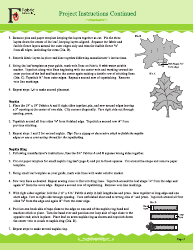 Autumn Leaf Table Trio Sewing Pattern Template, Page 2