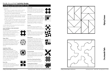 Quilt Pattern Templates With Meanings - Really Good Stuff, Page 3
