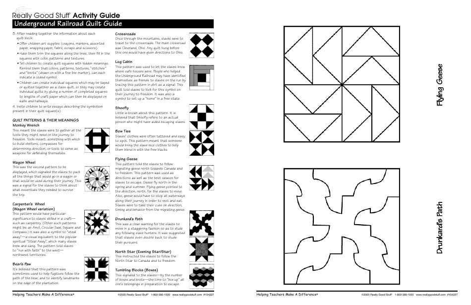 Quilt Pattern Templates With Meanings - Really Good Stuff, Page 3