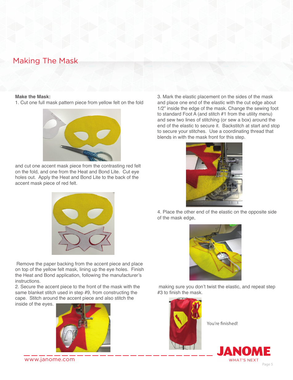 Superhero Cape  Mask Templates, Page 5