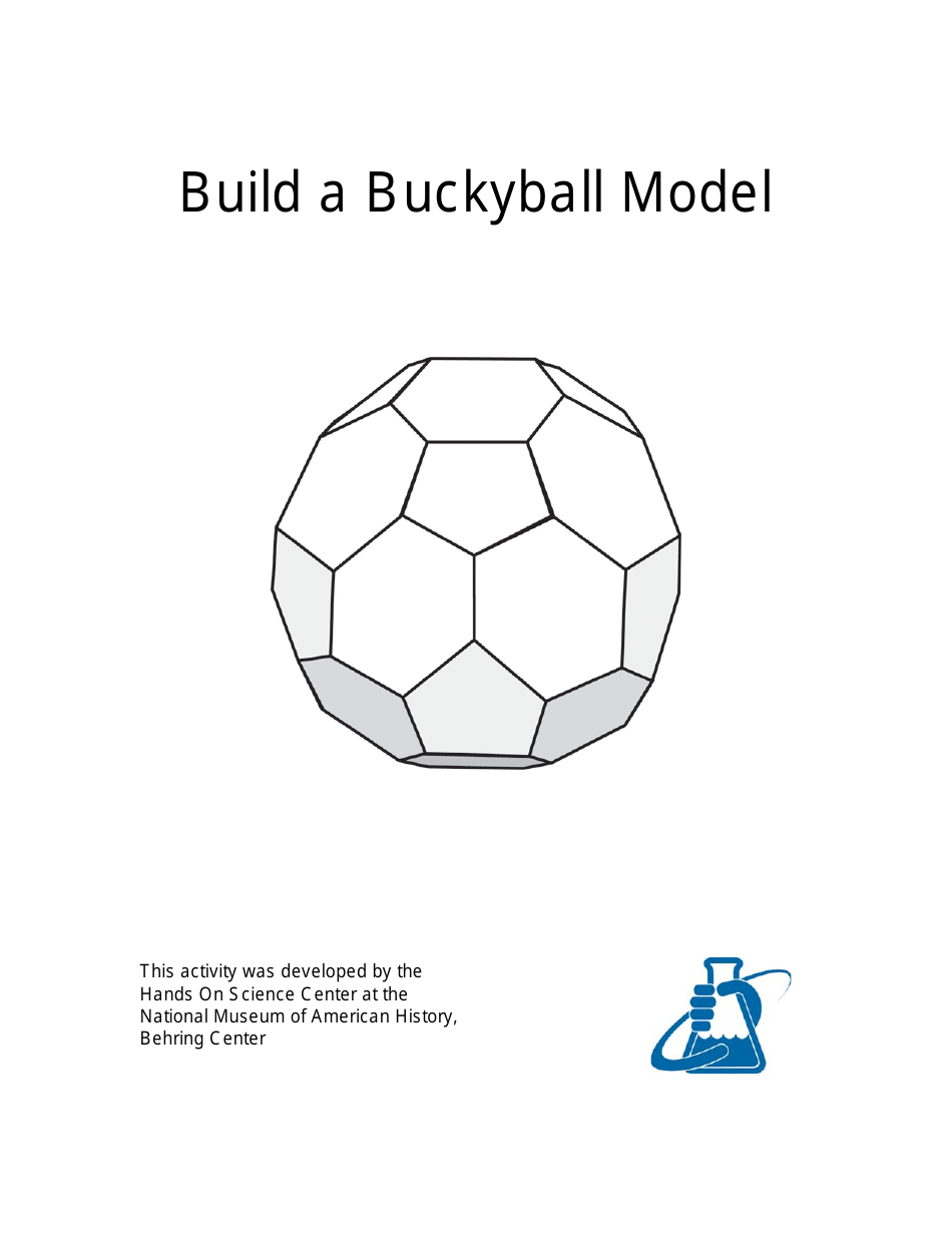 Buckyball Model Pattern Template Thumbnail