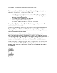 Buckyball Model Pattern Template, Page 2