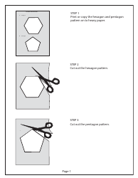 Buckyball Model Pattern Template, Page 4