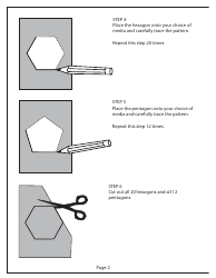Buckyball Model Pattern Template, Page 5