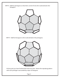 Buckyball Model Pattern Template, Page 7