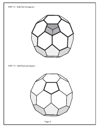 Buckyball Model Pattern Template, Page 9