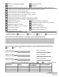 Intake Questionnaire for New Patients (Adult), Page 3