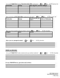 Intake Questionnaire for New Patients (Adult), Page 4