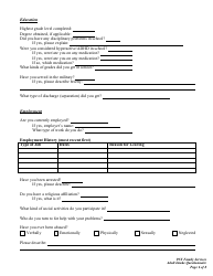 Intake Questionnaire for New Patients (Adult), Page 6
