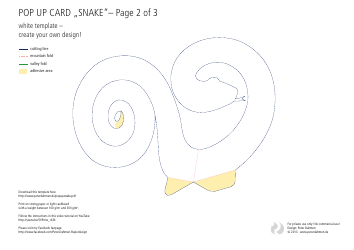 Snake Pop up Card Template - Peter Dahmen, Page 2