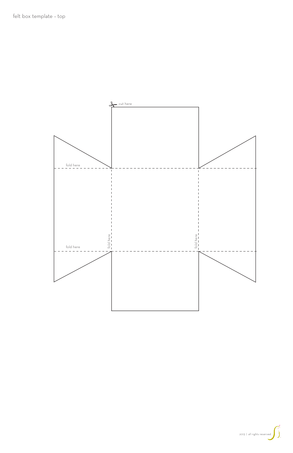 Felt Box Template Download Printable PDF | Templateroller