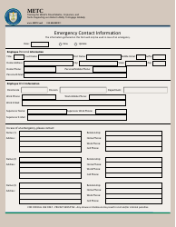 Document preview: Emergency Contact Information