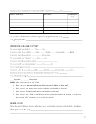 Adult Intake Form - Patient, Page 3