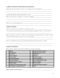Adult Intake Form - Patient, Page 4
