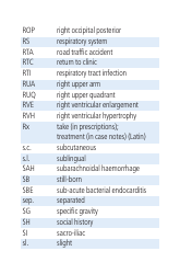 Cambridge List of Medical Abbreviations, Page 16