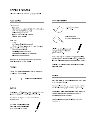 Document preview: Paper Rocket Template - Paper Signals