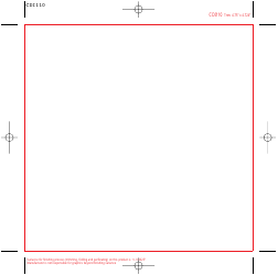 Document preview: Cd Insert Template - 1 Panel
