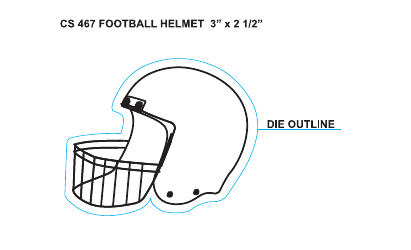 Document preview: Football Helmet Template - Cs 467