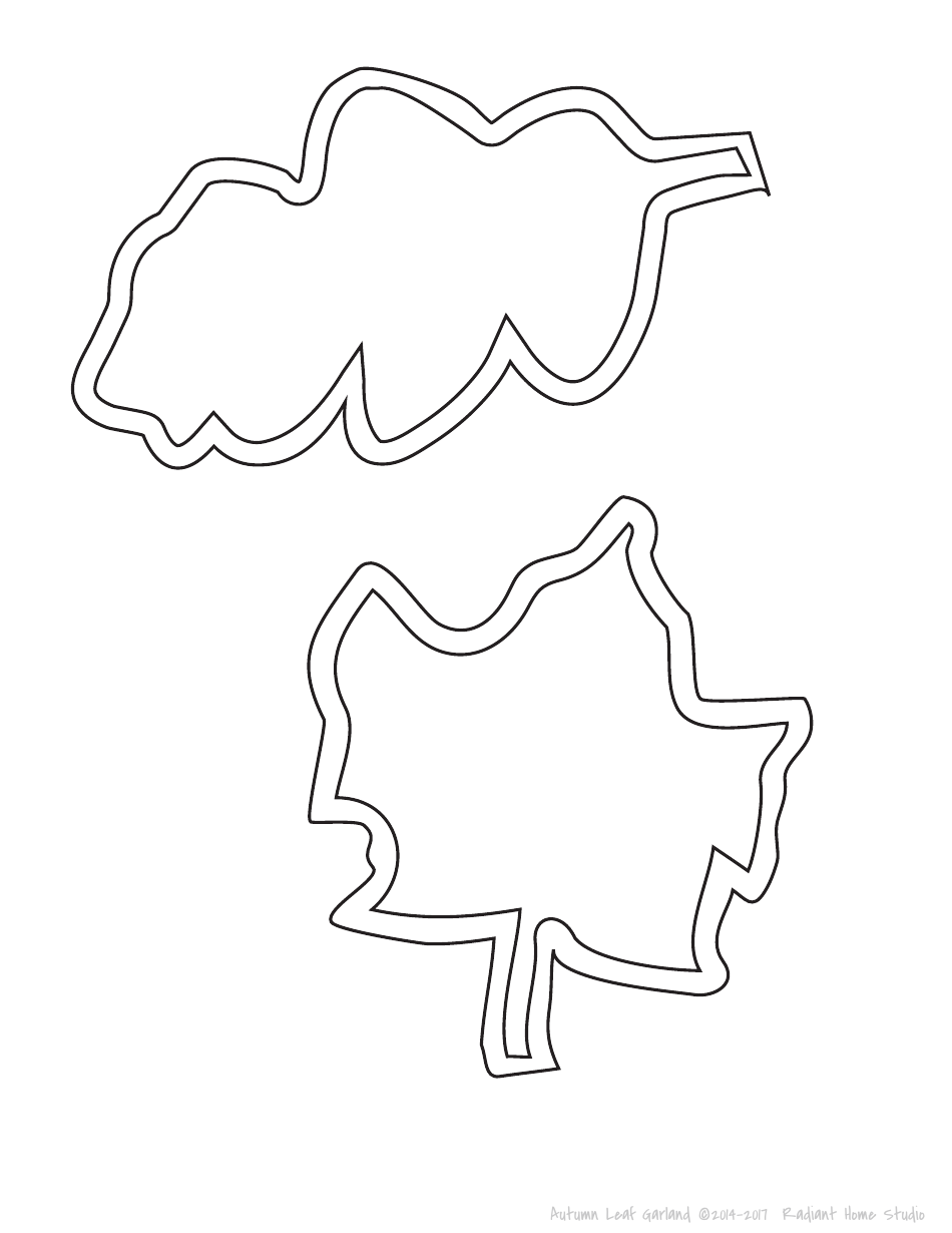 Autumn Leaves Embroidering Pattern Templates - Radiant Home Studio, Page 4