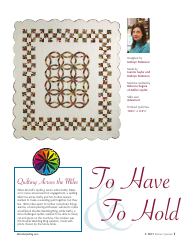 Document preview: Double Wedding Ring Quilt Pattern Templates - Mccall's Quilting