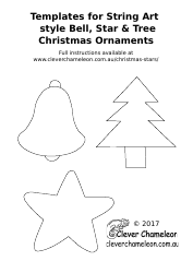 Document preview: Christmas Ornament Templates