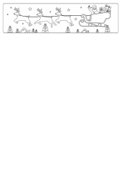 Document preview: Reindeer Bookmark Template