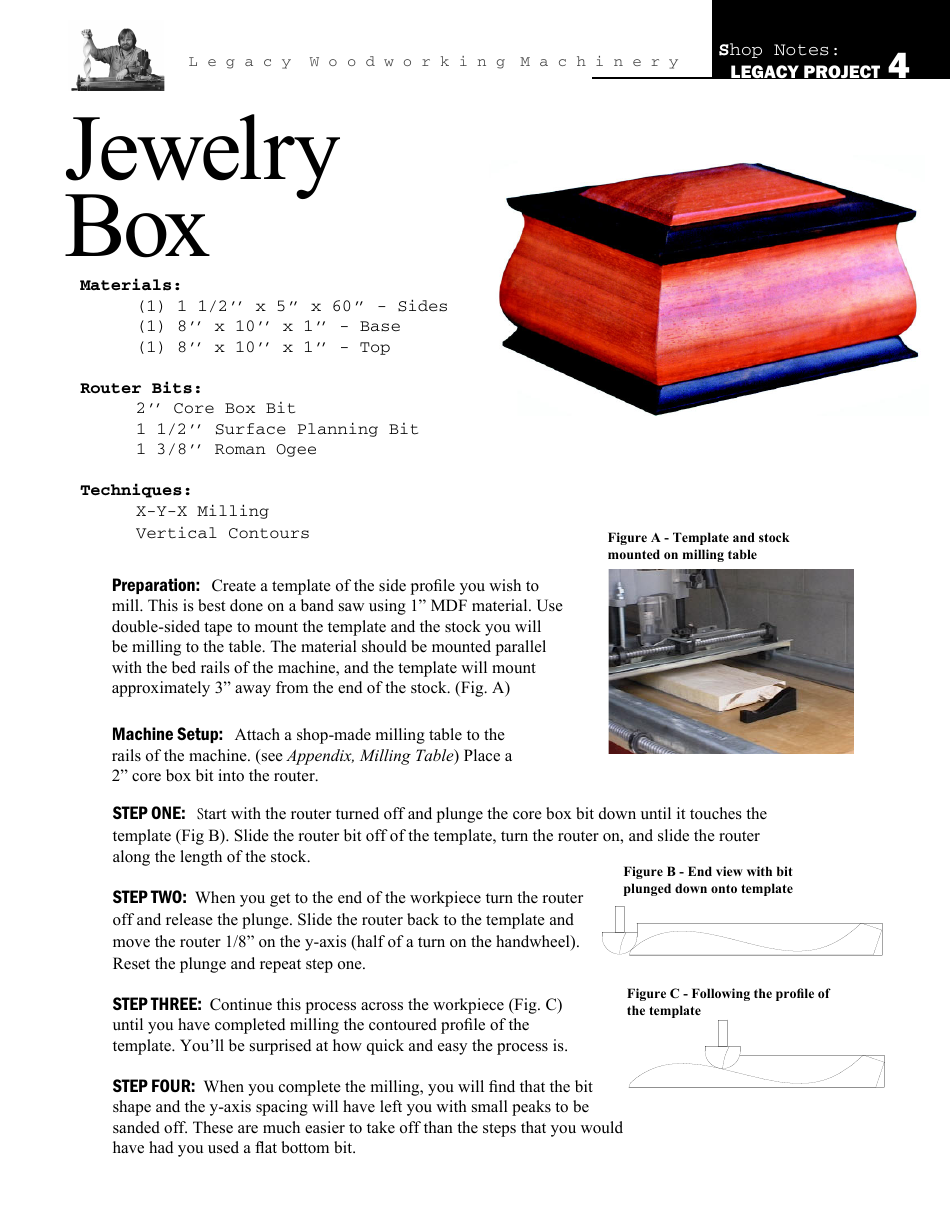 Jewelry Box Download Printable PDF Templateroller
