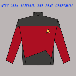 Document preview: Star Trek Uniform Template - the Next Generation
