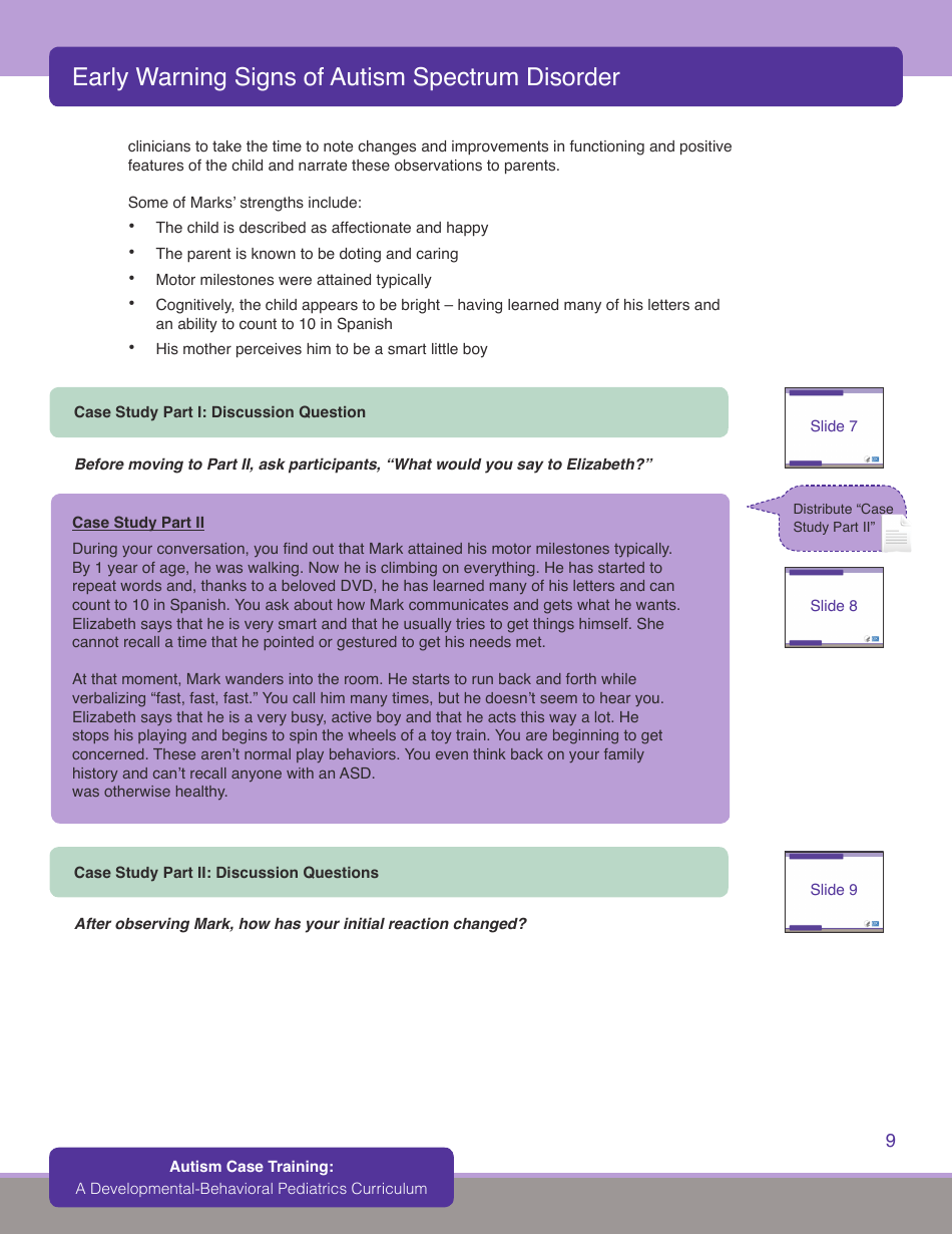 Early Warning Signs of Autism Spectrum Disorder - First Signs, Inc., Page 11