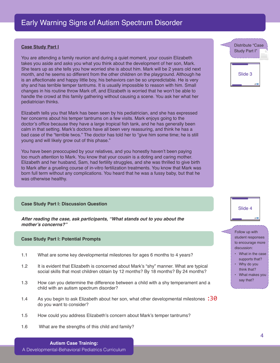 Early Warning Signs of Autism Spectrum Disorder - First Signs, Inc., Page 6
