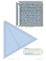 Pinwheel Scrap Quilt Pattern Template, Page 10