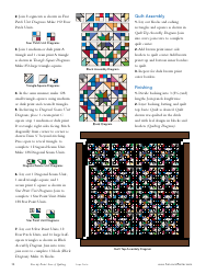 Pinwheel Scrap Quilt Pattern Template, Page 14