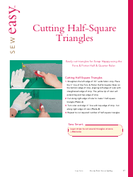 Pinwheel Scrap Quilt Pattern Template, Page 17