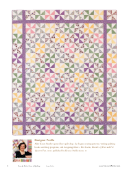 Pinwheel Scrap Quilt Pattern Template, Page 6