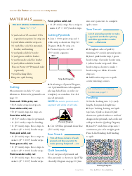 Pinwheel Scrap Quilt Pattern Template, Page 9