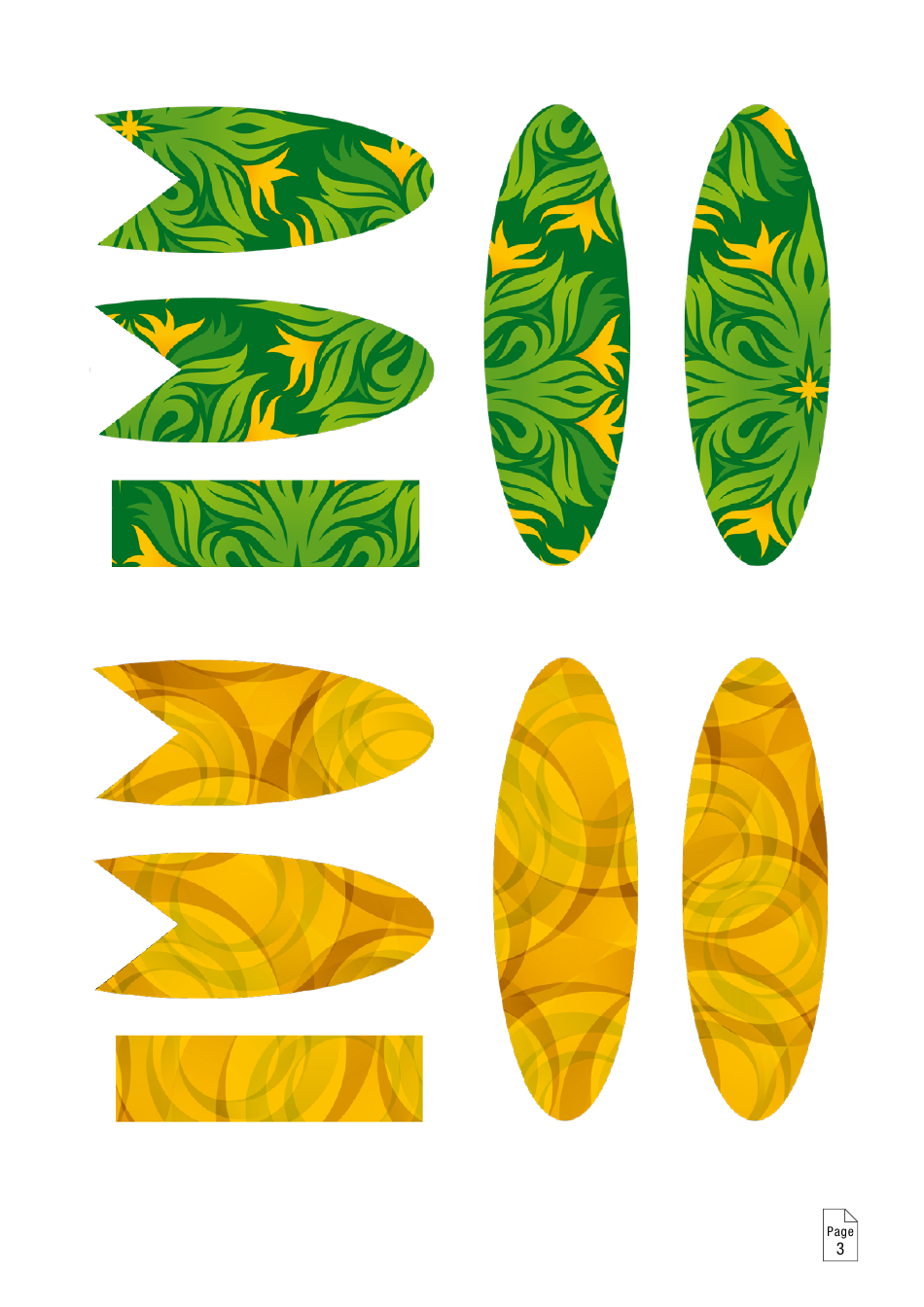 Paper Bow Templates - for Teachers for Students, Page 3