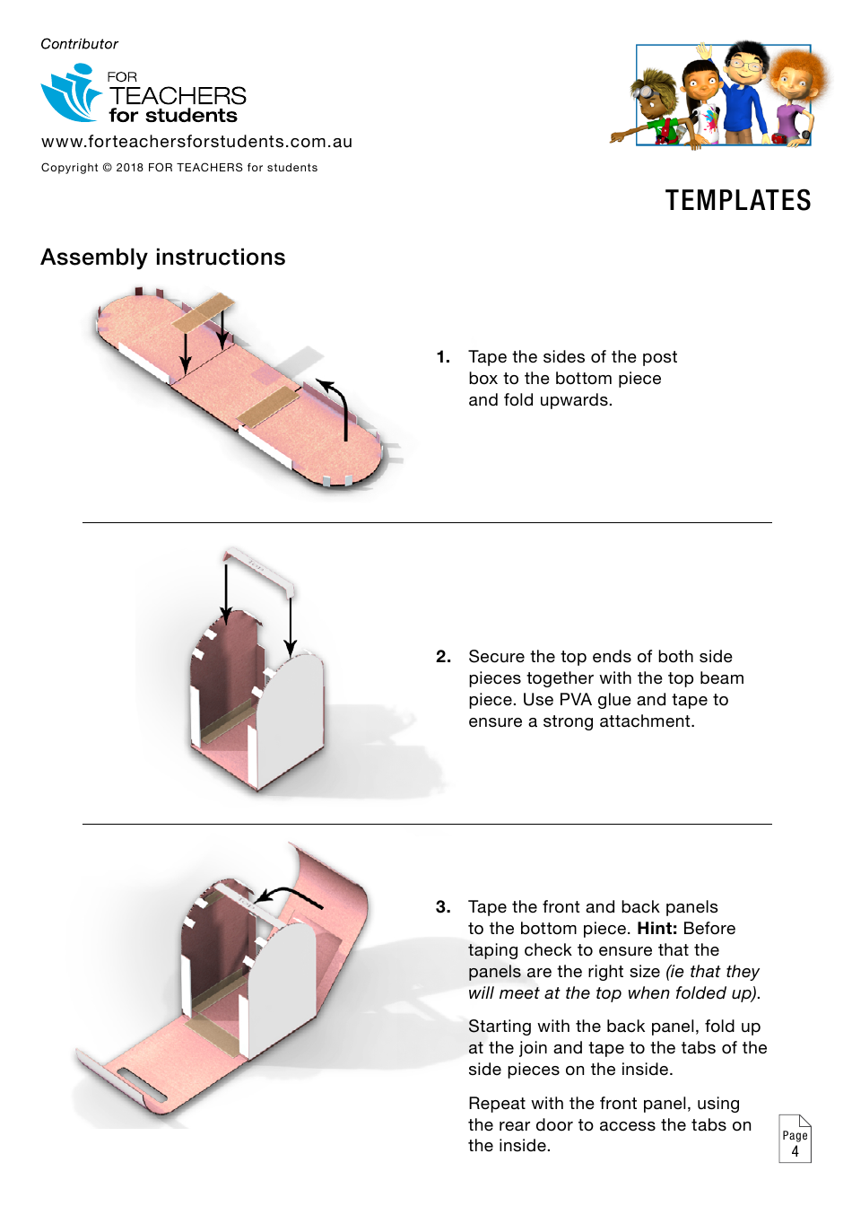 Post Box Templates - for Teachers for Students, Page 4