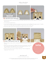 Shiba Cube Puppy Plush Template - Choly Knight, Page 11