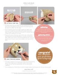 Shiba Cube Puppy Plush Template - Choly Knight, Page 15