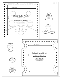 Shiba Cube Puppy Plush Template - Choly Knight, Page 16
