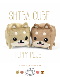 Document preview: Shiba Cube Puppy Plush Template - Choly Knight