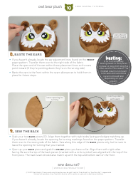Owl Bear Plush Template - Choly Knight, Page 10