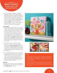 Bright &amp; Cheerful Floral Decoupage Collage Art - Plaid Enterprises, Page 16