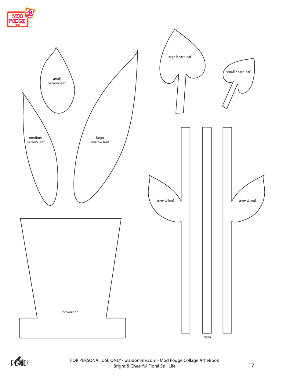 Bright  Cheerful Floral Decoupage Collage Art - Plaid Enterprises, Page 17