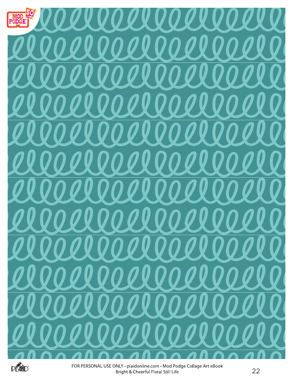 Bright  Cheerful Floral Decoupage Collage Art - Plaid Enterprises, Page 22