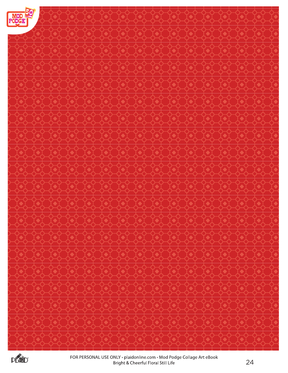 Bright  Cheerful Floral Decoupage Collage Art - Plaid Enterprises, Page 24