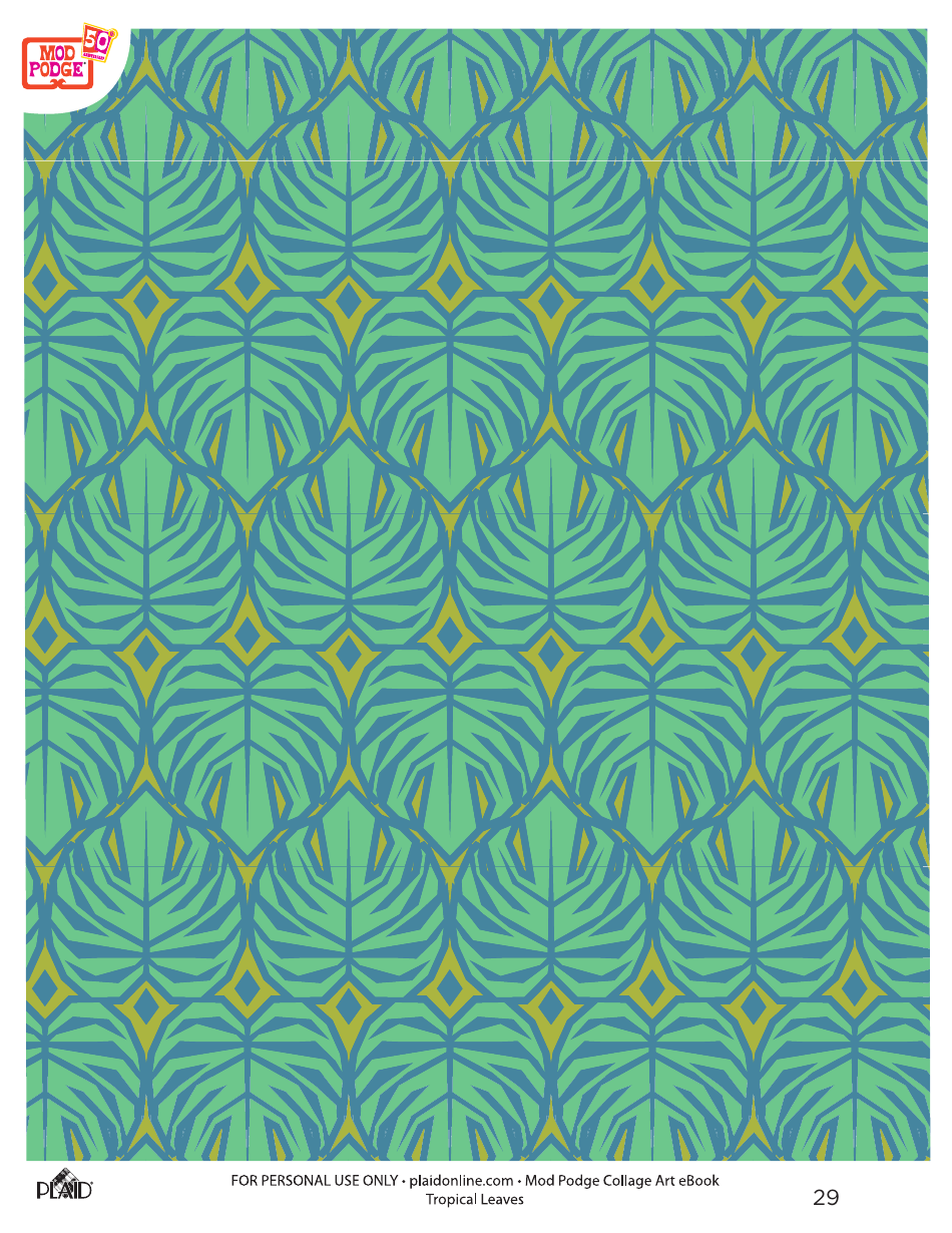 Bright  Cheerful Floral Decoupage Collage Art - Plaid Enterprises, Page 29