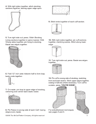 Christmas Stocking Template - the Mccall Pattern Company, Page 2