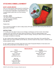 Christmas Stocking Template - the Mccall Pattern Company, Page 6