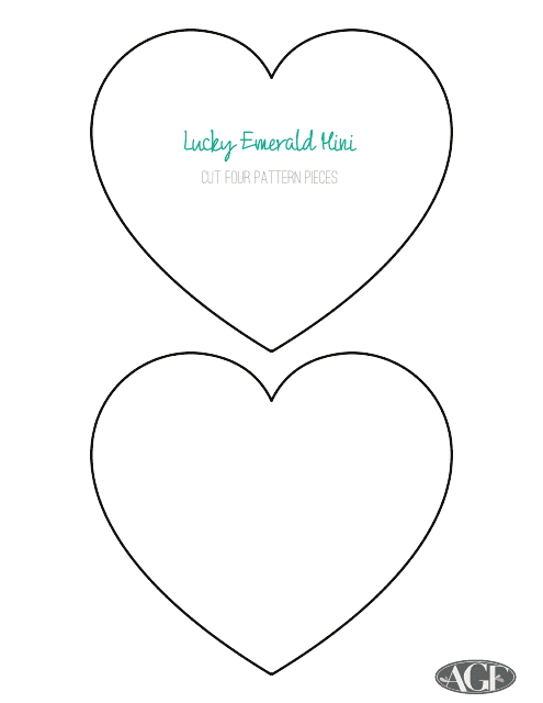 Mini heart templates document preview
